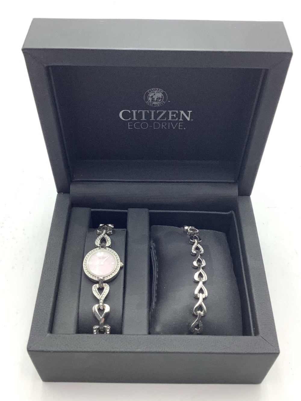 Citizen Eco-Drive Silver Watch Set